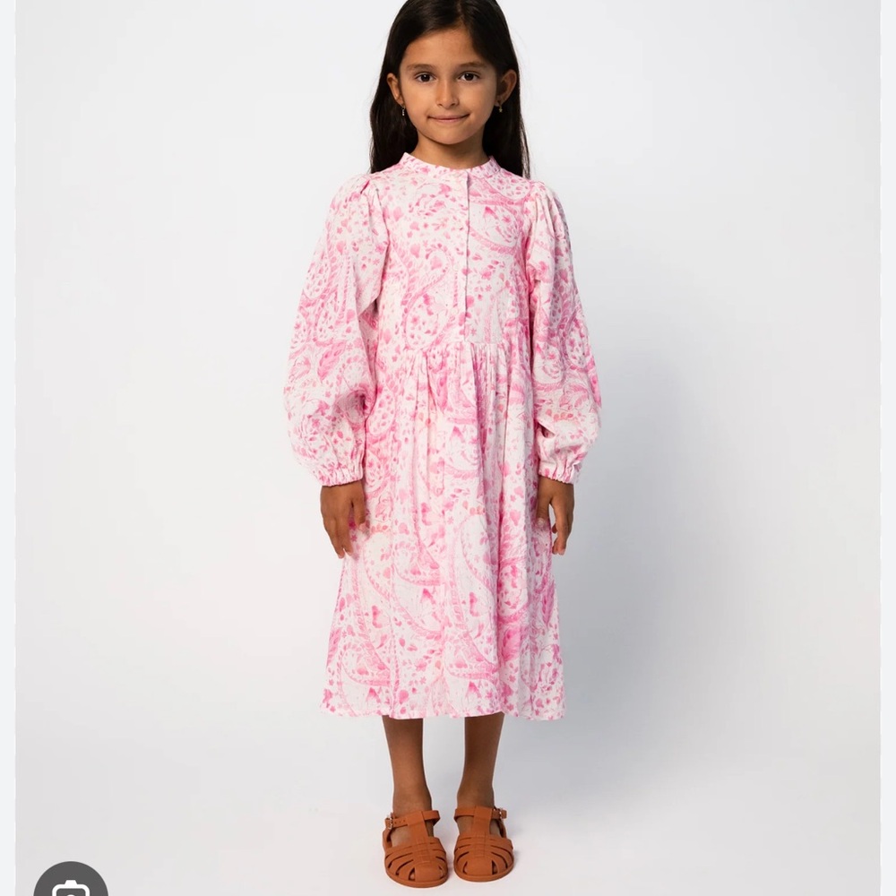 Morley Pink Paisley Girls Dress